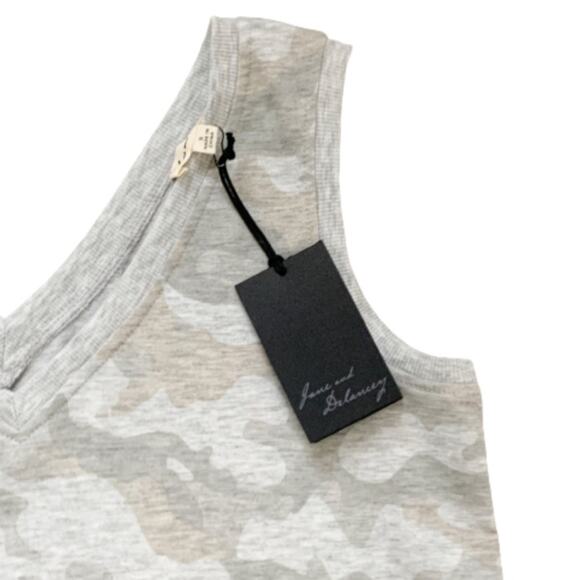 Jane & Delancey Tank Dress Camo Sleeveless V-Neck Soft Dress Small NEW - Picture 9 of 12